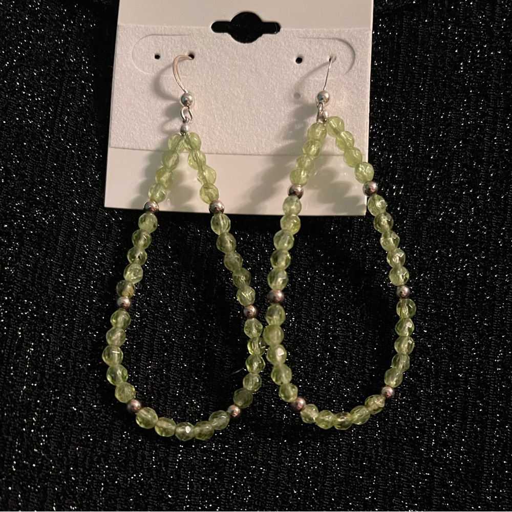 Jay King DTR Sterling Silver Gemstone Drop Dangle Earrings
